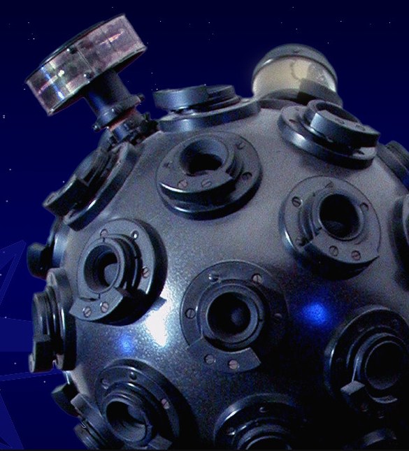 Die Fixsternkugel des Zeiss-Kleinplanetariums ZKP-1 im Planetarium Köln